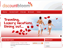 Tablet Screenshot of discountbloom.com